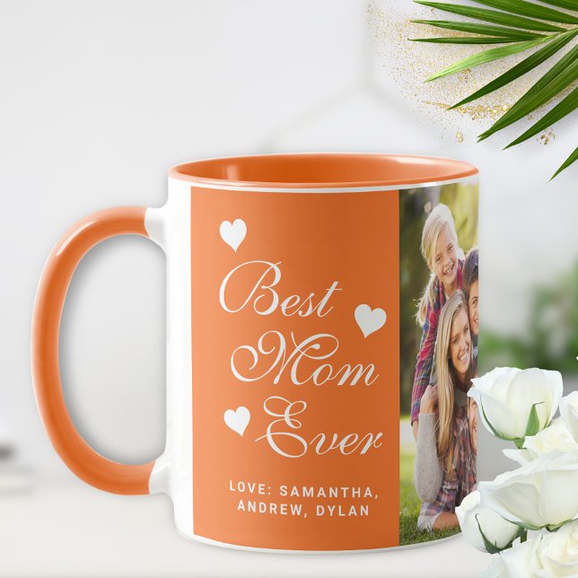 Taza Mejor foto personalizada de mamá de todos los tiem (Subido por el creador)