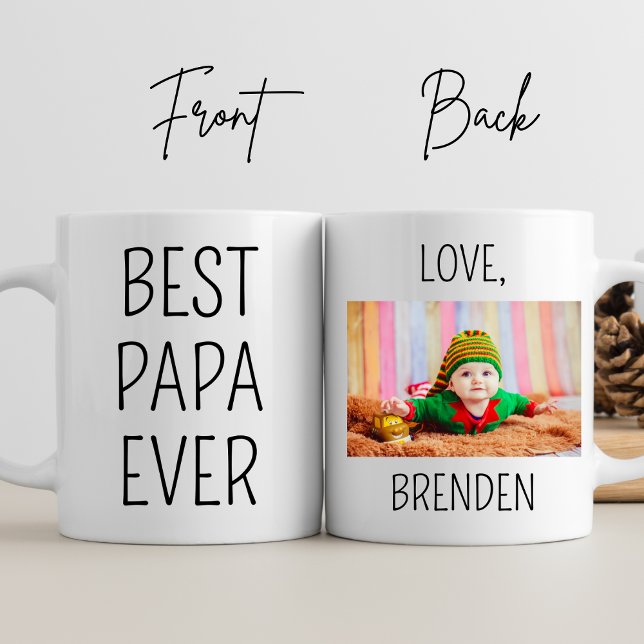 Taza Mejor foto personalizada del cumpleaños del mejor  (Subido por el creador)