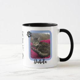 Taza Mejor gato personalizado jamás