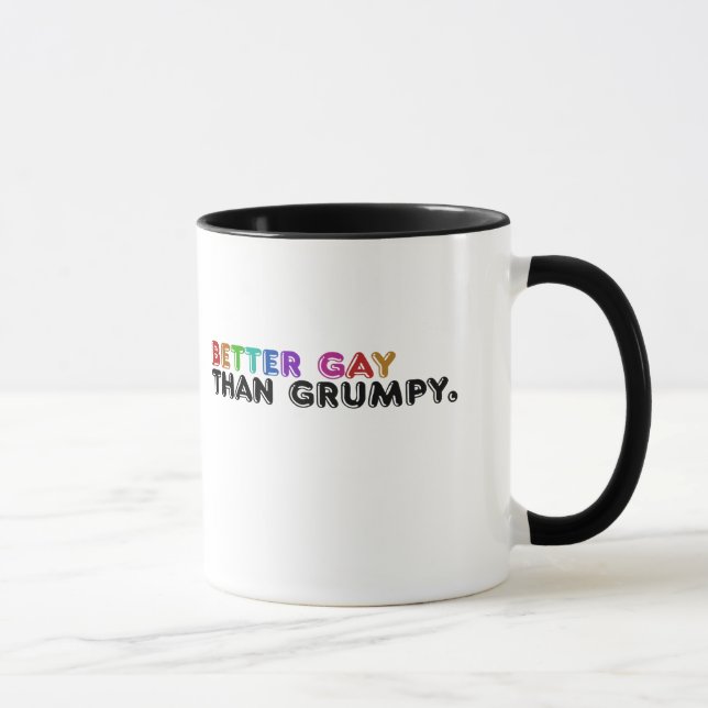 Taza Mejor gay que gruñón (Derecha)