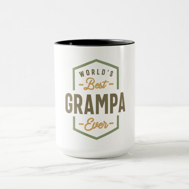 Taza Mejor Grampa del Mundo - Legendario abuelo (Centro)