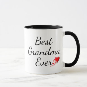 Taza MEJOR GRANDMA QUE NUNCA PROverbios personalizados 