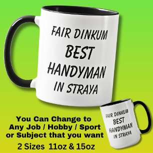 Taza Mejor HANDYMAN de Dinkum en Straya