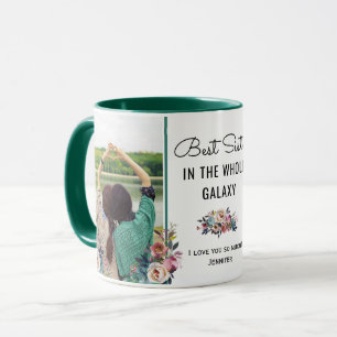 Taza Mejor hermana en el regalo de cumpleaños de la gal