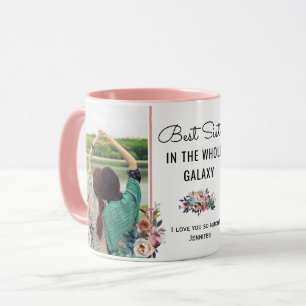 Taza Mejor Hermana en Galaxy Moda Sis Fotos de regalo d