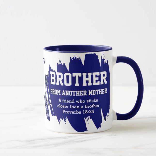 Taza Mejor HERMANO Amigo DE OTRA MADRE Cristiana (Derecha)