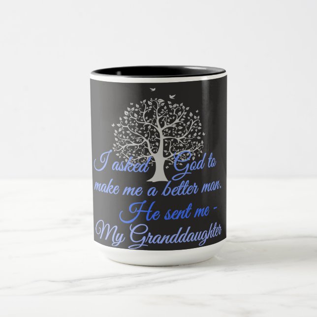 Taza Mejor hombre para mi nieto (Centro)