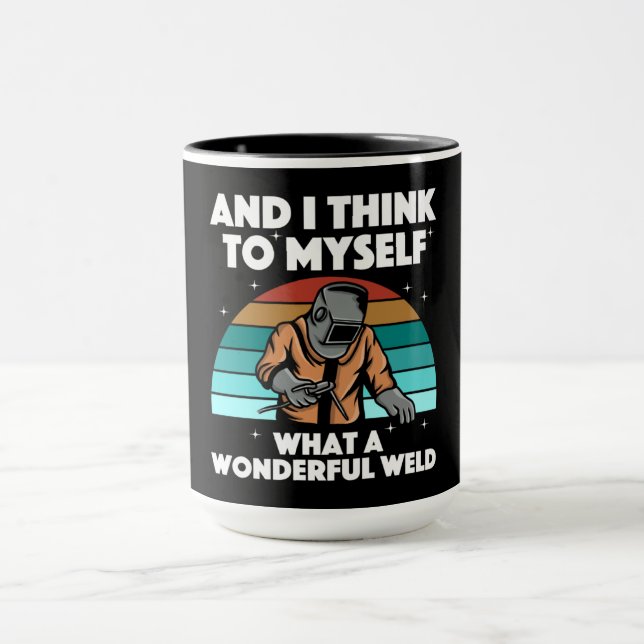 Taza Mejor Hombres de Arte Soldadura Mujeres Arco Solda (Centro)