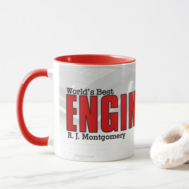 Taza Mejor ingeniero eléctrico del mundo con diagrama (Con donut)