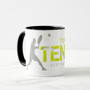 Taza Mejor Juego de Tenis Siempre Vintage Diseño De Ent
