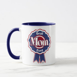 Taza Mejor Madre De Cinta Azul