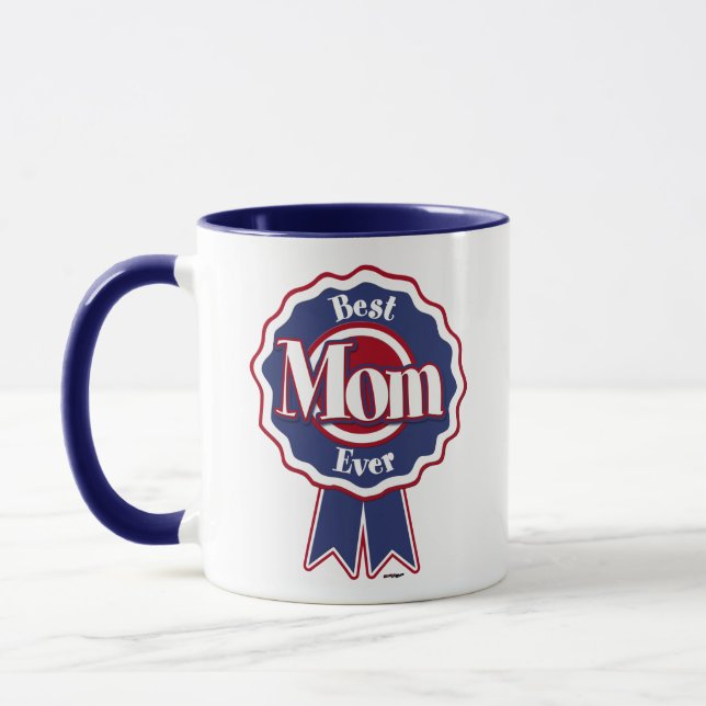 Taza Mejor Madre De Cinta Azul (Izquierda)