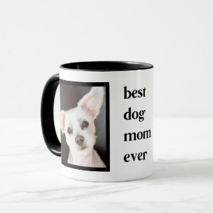 Taza Mejor Madre Perro Moderna Cita 2 Foto
