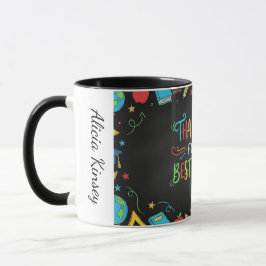 Taza Mejor Maestro Gracias Personalizado