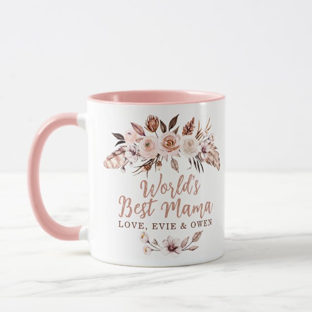 Taza Mejor Mama Boho del Mundo (Izquierda)