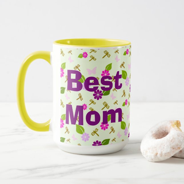Taza Mejor Mamá Café Mug (Con donut)