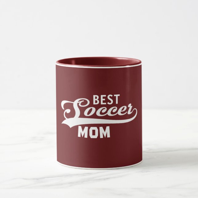 Taza Mejor Mamá de Fútbol. Personalizar (Centro)
