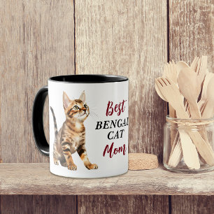 Taza Mejor Mamá de Gato Bengal
