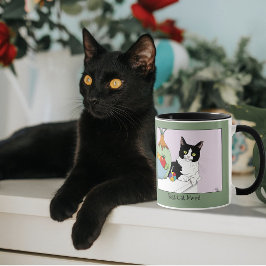 Taza Mejor Mamá de Gato Día de la Madre Gato Esmoquin A