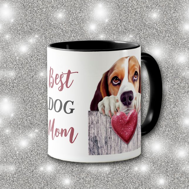 Taza Mejor Mamá de Perro Beagle (Subido por el creador)