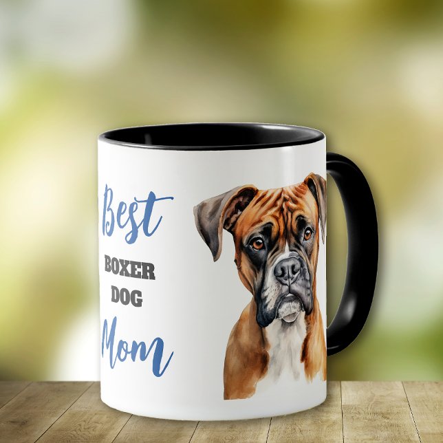 Taza Mejor Mamá de Perro Boxer (Subido por el creador)
