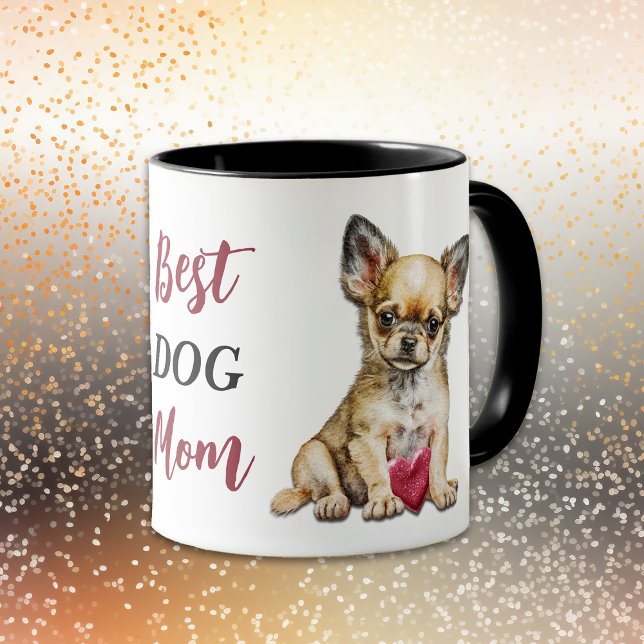 Taza Mejor Mamá de Perro Chihuahua (Subido por el creador)