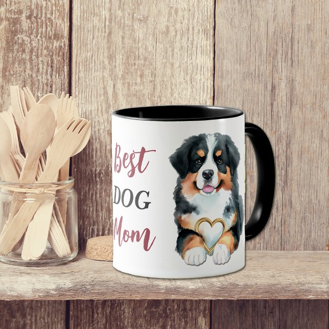 Taza Mejor Mamá de Perro de Montaña de Berna (Subido por el creador)