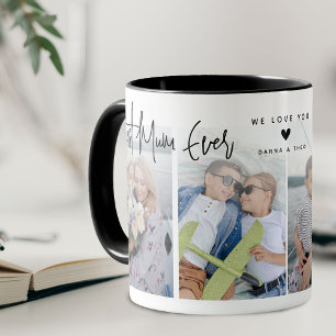 Taza Mejor Mamá del Mundo Script 4x Foto
