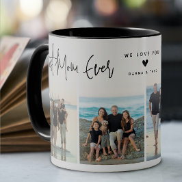 Taza Mejor Mamá del Mundo Script 4x Foto
