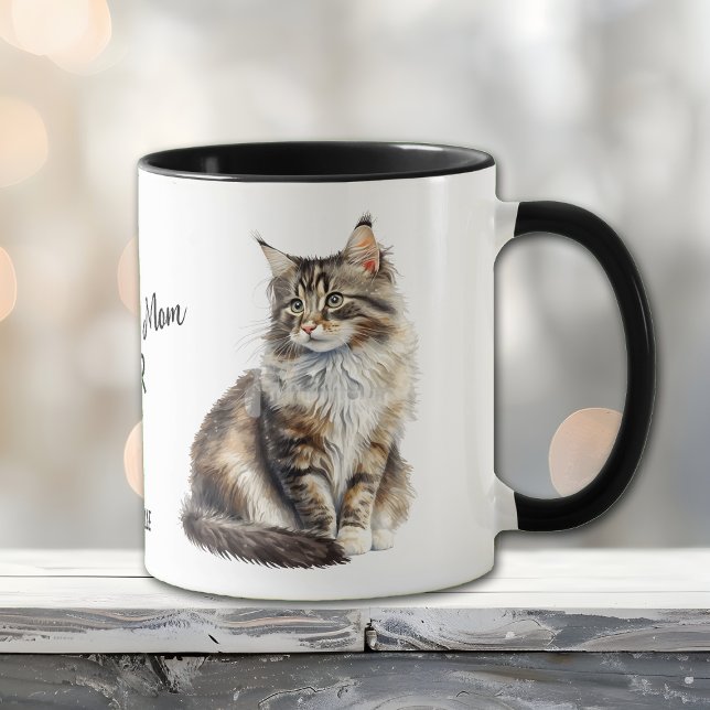 Taza Mejor Mamá Gato Forestal Noruego Nunca Mug (Subido por el creador)