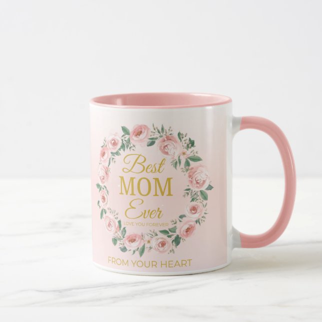 Taza Mejor Mamá Nunca Mug - Regalo del Día de la Madre (Derecha)