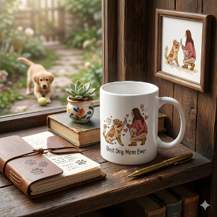 Taza Mejor Mamá Perro del Mundo Regalo del Día de la Ma