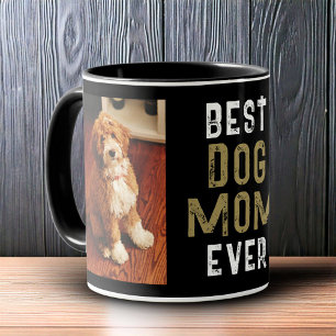 Taza Mejor Mamá Perro Nunca Dueña de Mascota 2 Fotos Ne