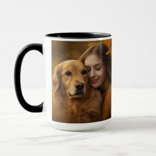 Taza Mejor Mamá Perro Personalizado Moderna Foto café