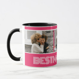 Taza Mejor Mamá Rosa Vibrante Cada Tres Personalizados 