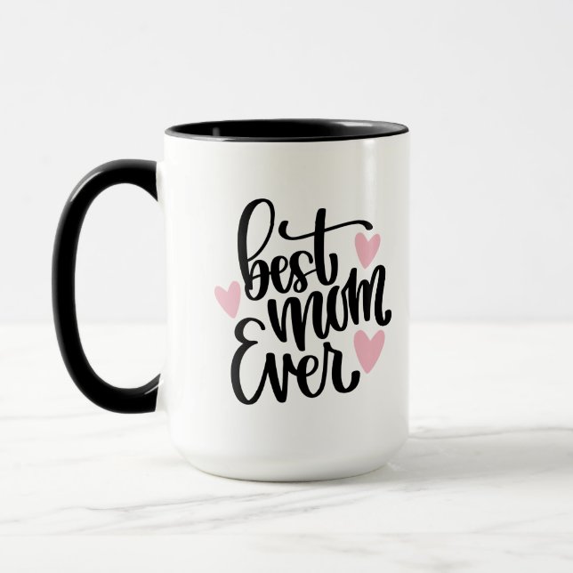 Taza Mejor Mamá Siempre Personalizada Mug (Izquierda)