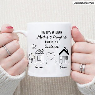 Taza Mejor Mamá y Hija Café de amor a larga distancia