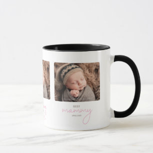 Taza Mejor Mami Desde Año Fuente de Escritura de Foto C
