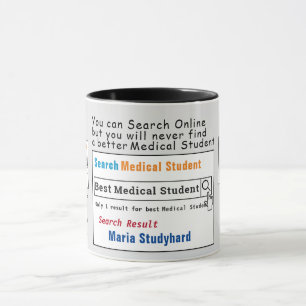 Taza Mejor Mug de Búsqueda Graciosa para Estudiantes M