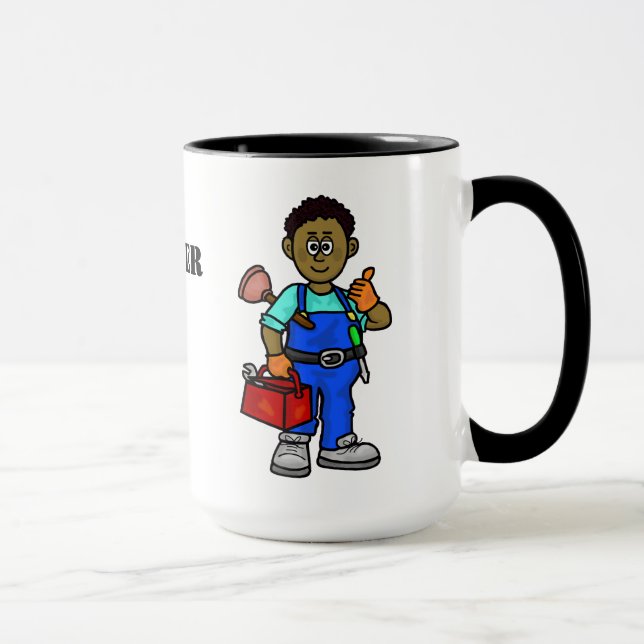 Taza Mejor Mug de plomo para plomo negro (Derecha)
