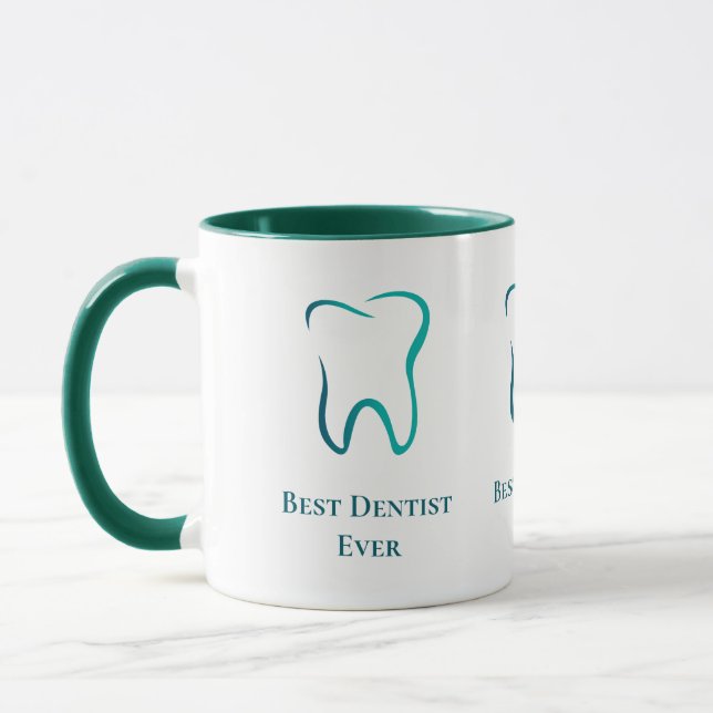 Taza Mejor Odontología Dental Ever (Izquierda)