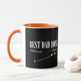 Taza Mejor Papá 100% Ama Patience Funky Father Mug Cup