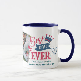 Taza Mejor Papá del Mundo Diseño Personalizado de Moda