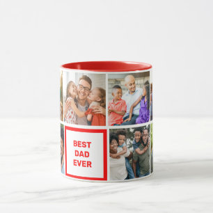 Taza Mejor Papá del Mundo - Foto Personalizada del Día