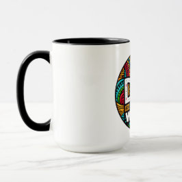 Taza Mejor Papá Del Mundo - Mosaico Vibrante Arcoíris