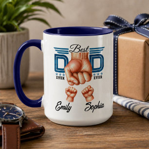 Taza Mejor Papá del Mundo Personalizado   Día del Padre