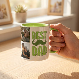 Taza Mejor Papá Foto Personalizada Regalo Día del Padre