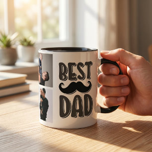 Taza Mejor Papá Foto Personalizada Regalo Día del Padre