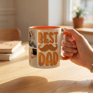 Taza Mejor Papá Foto Personalizada Regalo Día del Padre