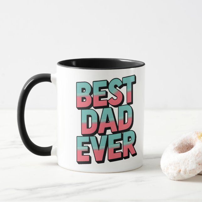 Taza Mejor Papá Nunca (Con donut)